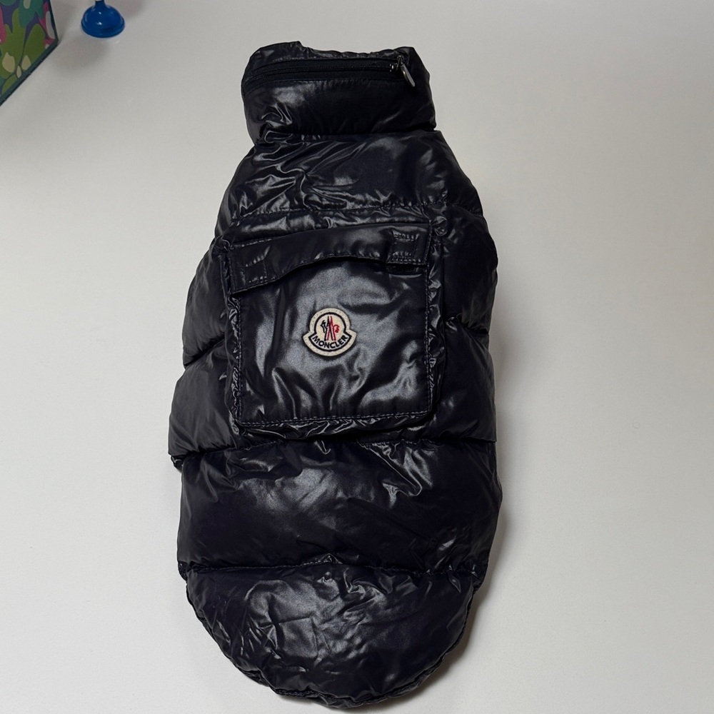 Moncler Shiny Black Pet Jacket